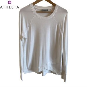 Athleta White Sweatshirt